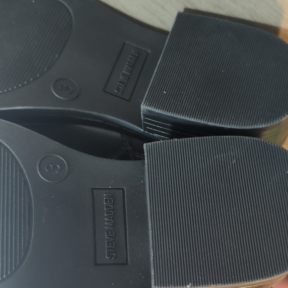 Steve Madden Kids Beckky Black Motorcycle Boot...Size 3 - Picture 11 of 12